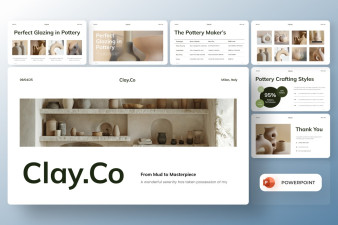 Pottery Art Presentation PowerPoint Template